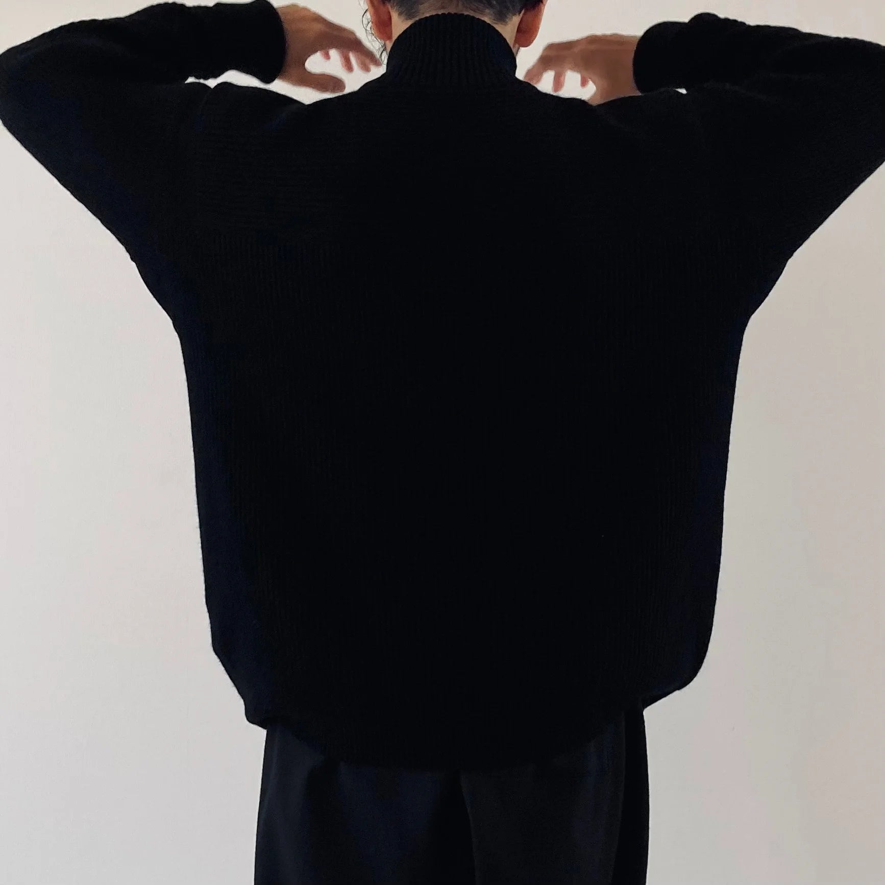 Cleaveland<br> « Le nouveau monde »<br> Pull à manches longues noir