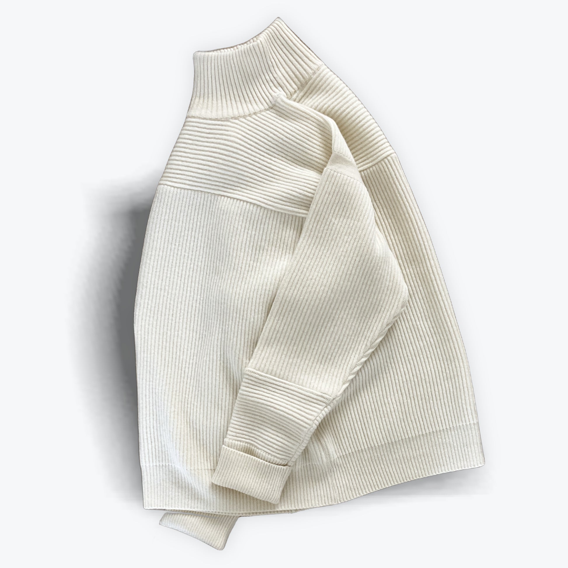 Cleaveland<br> « Le nouveau monde »<br> Pull à manches longues blanc cassé