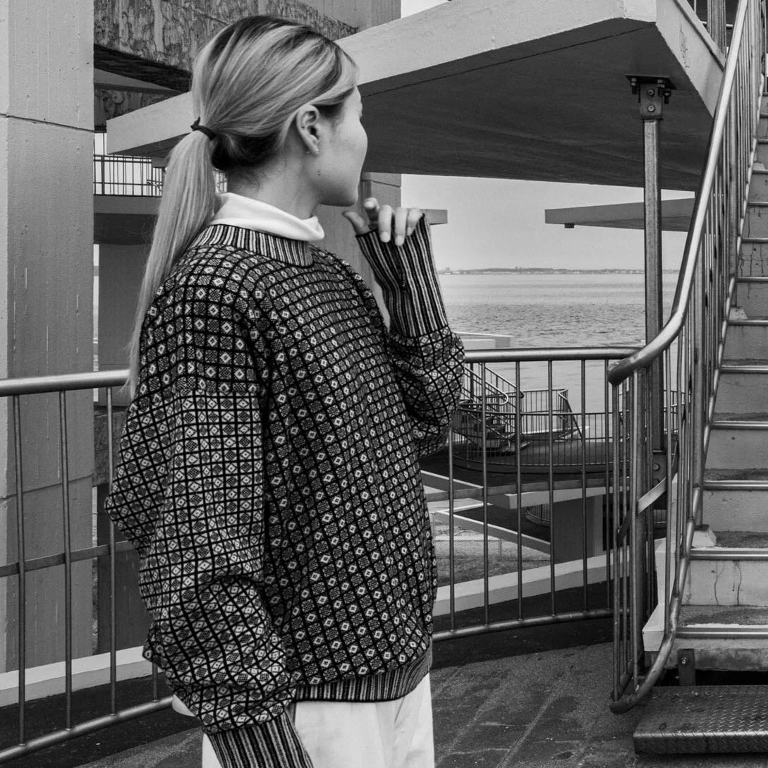 Cleaveland<br> "Petite ville"<br> Re/cardigan Noir mw