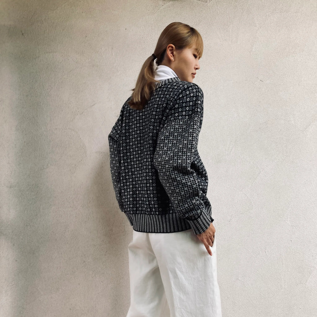 cleaveland<br> "Small town"<br> Re/cardigan Black mw