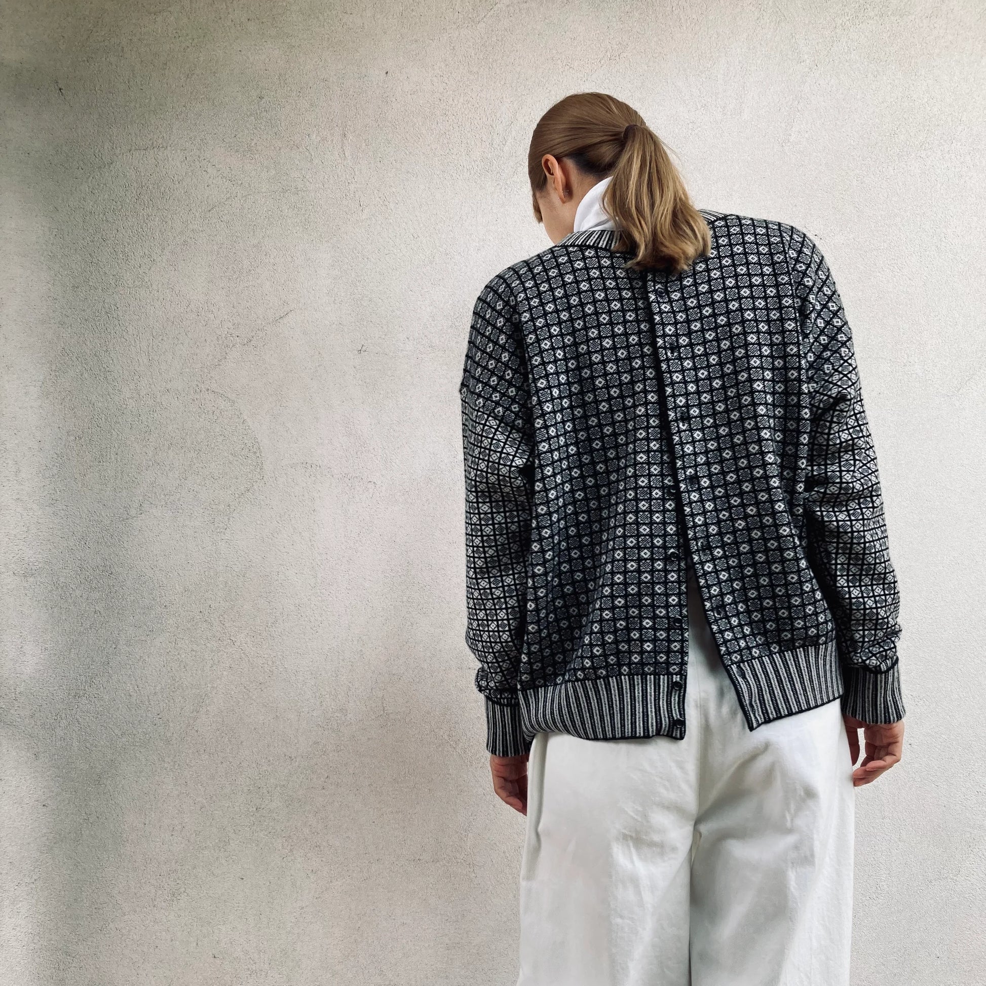 Cleaveland<br> "Petite ville"<br> Re/cardigan Noir mw