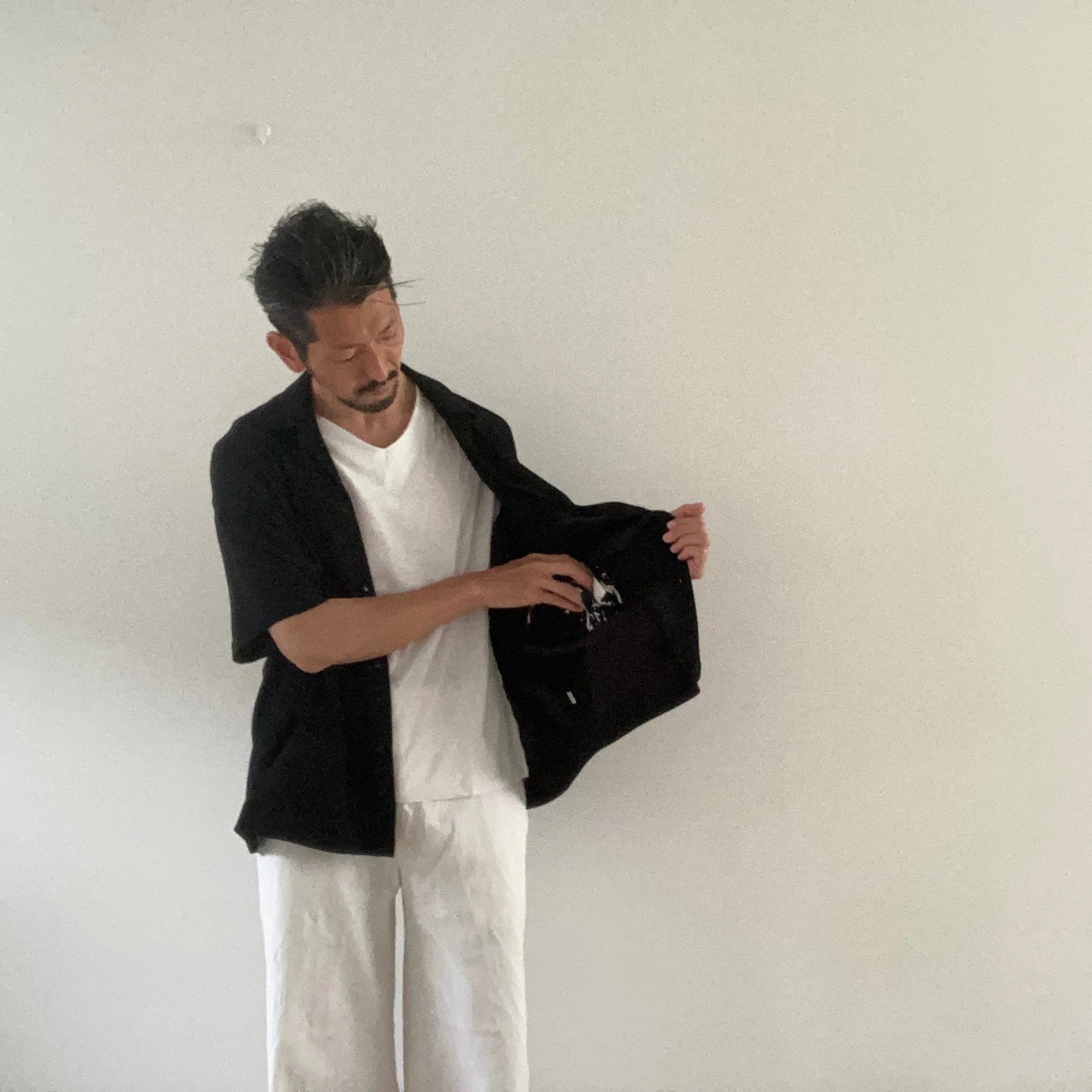 cleaveland×BELLA MOLNAR<br> : commander<br> « CHEMISE PARADISE » laine glacée