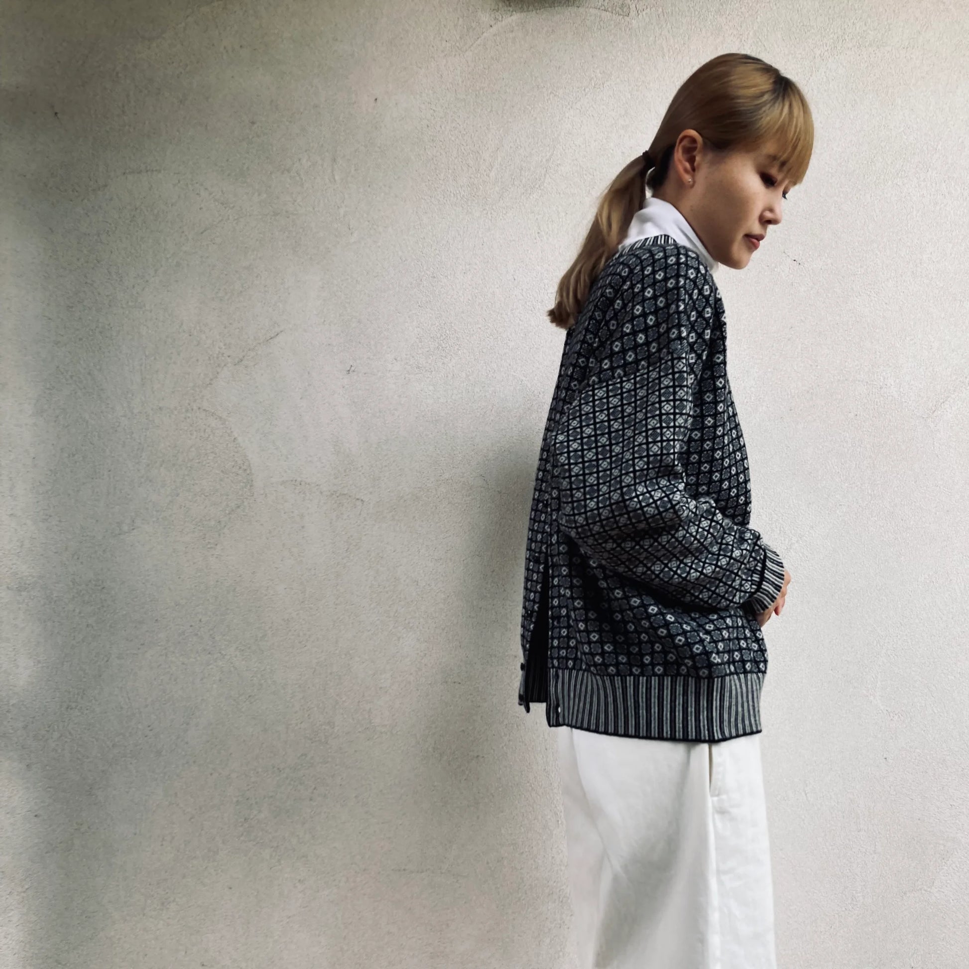 Cleaveland<br> "Petite ville"<br> Re/cardigan Noir mw