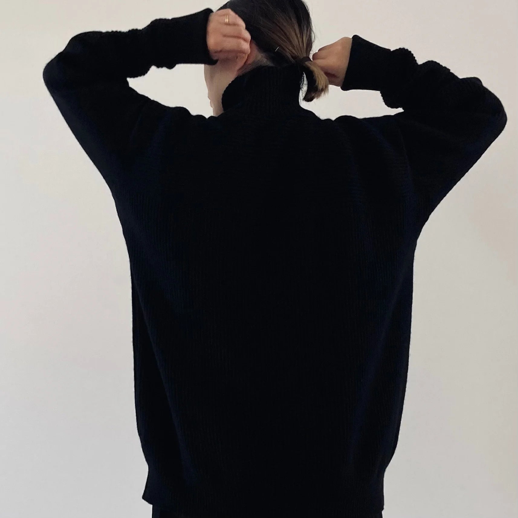 Cleaveland<br> « Le nouveau monde »<br> Pull à manches longues noir