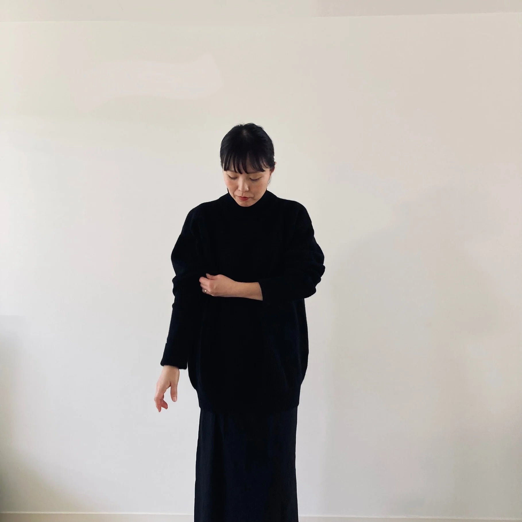 Cleaveland<br> « Le nouveau monde »<br> Pull à manches longues noir