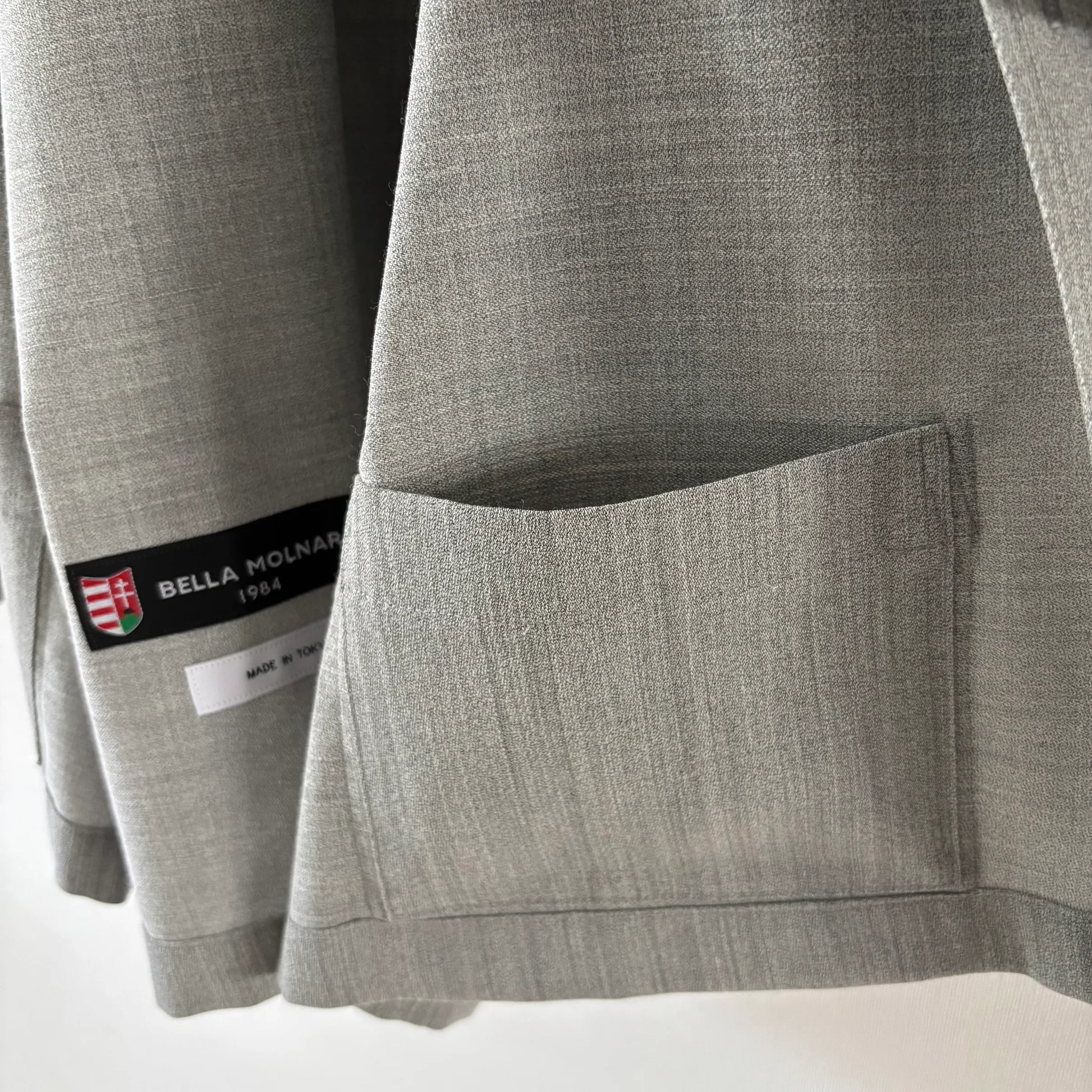 cleaveland×BELLA MOLNAR<br> : commander<br> « CHEMISE PARADISE » laine glacée