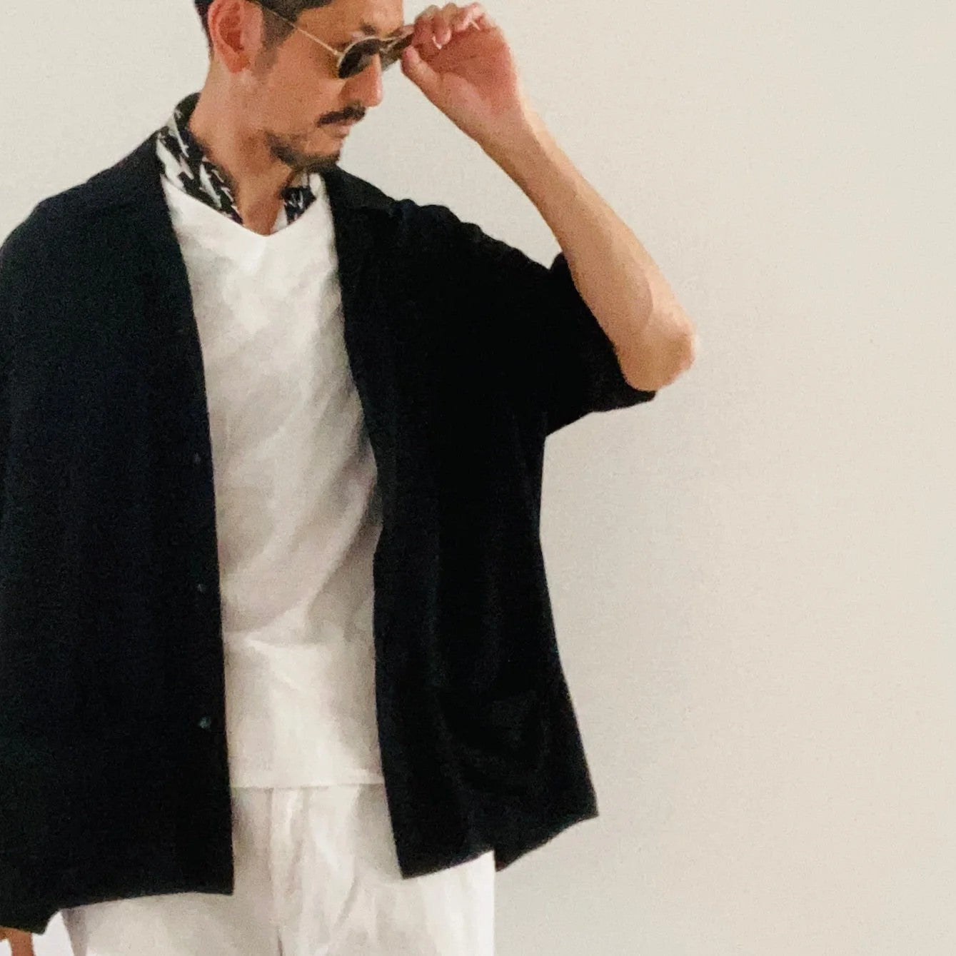 cleaveland×BELLA MOLNAR<br> : commander<br> « CHEMISE PARADISE » laine glacée